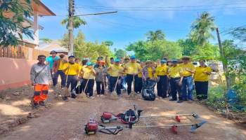 กิจกรรม รวมพลังสร้างสัปปายะสู่วัดด้วยวิถี 5ส (big cleaning Day)